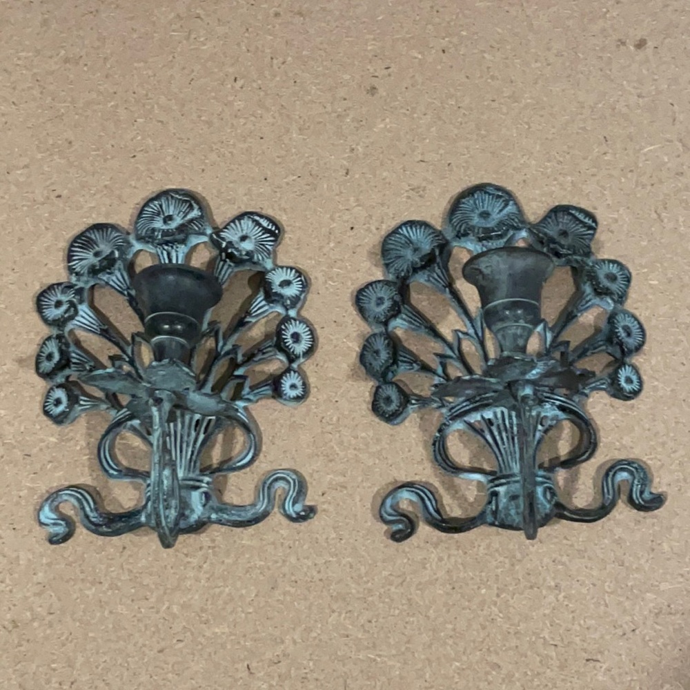 Candle wall scones set of 2